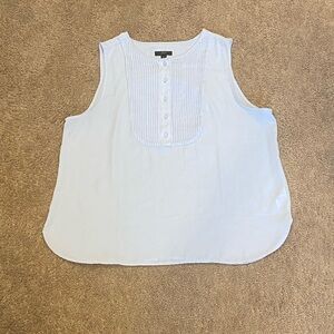 J. Crew Light Blue Sleeveless Top